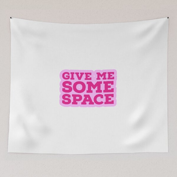 Item preview, GIVE ME SOME SPACE - MINIMALIST - PINK designed and sold by Tropical Blood.