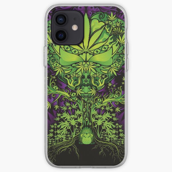 Marijuana Love Tree iPhone Soft Case