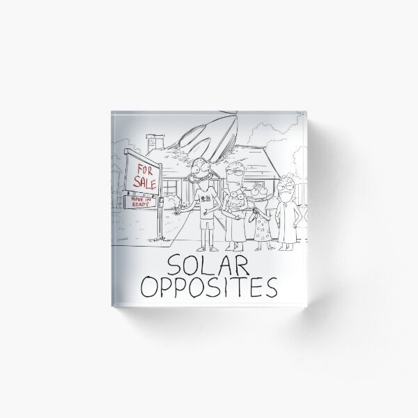 Solar Opposites - Sketch Acrylic Block