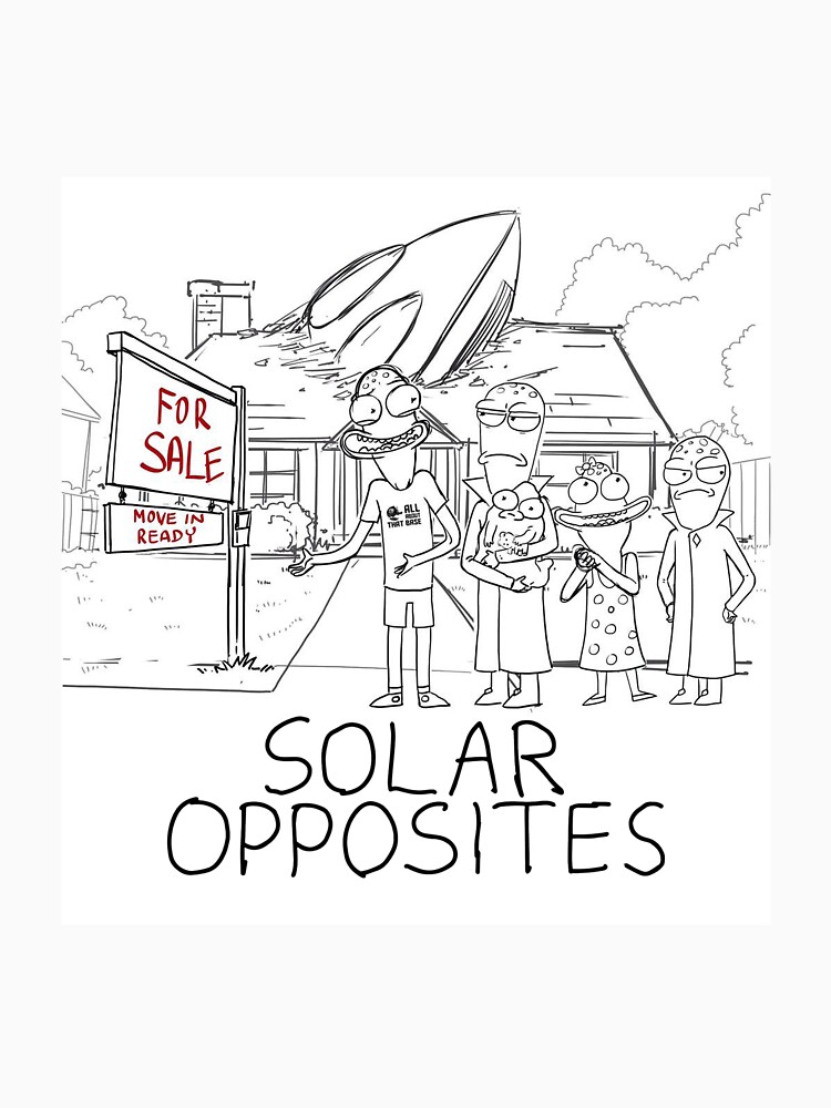 "Solar Opposites - Sketch" T-shirt by SpoiledFox | Redbubble