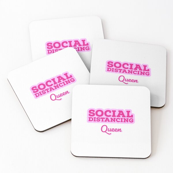 Artikelvorschau, SOCIAL DISTANCING QUEEN - JUST PINK entworfen und verkauft von Tropical Blood.