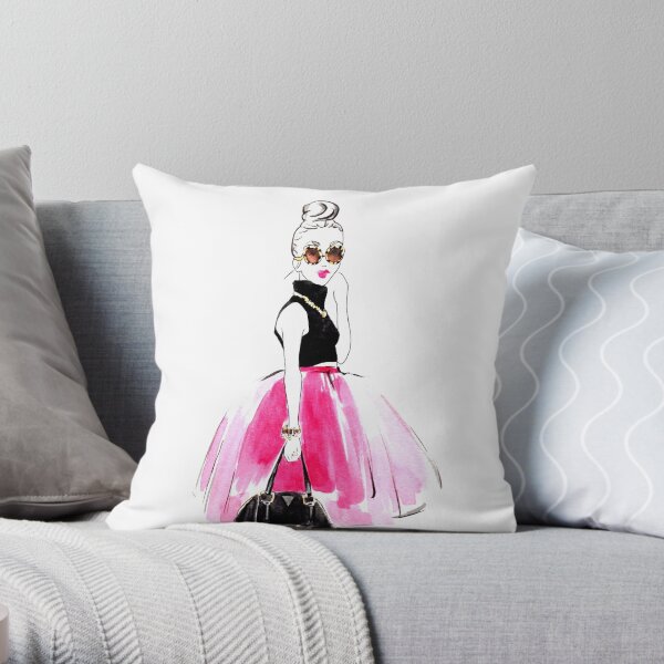 Fashion Week Throw Pillow