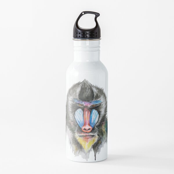 Rafiki le roi des singes Sphinx issue d'une peinture aquarelle originale. Gourde