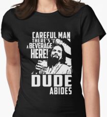 Big Lebowski - Dude Abides Women's Fitted T-Shirt