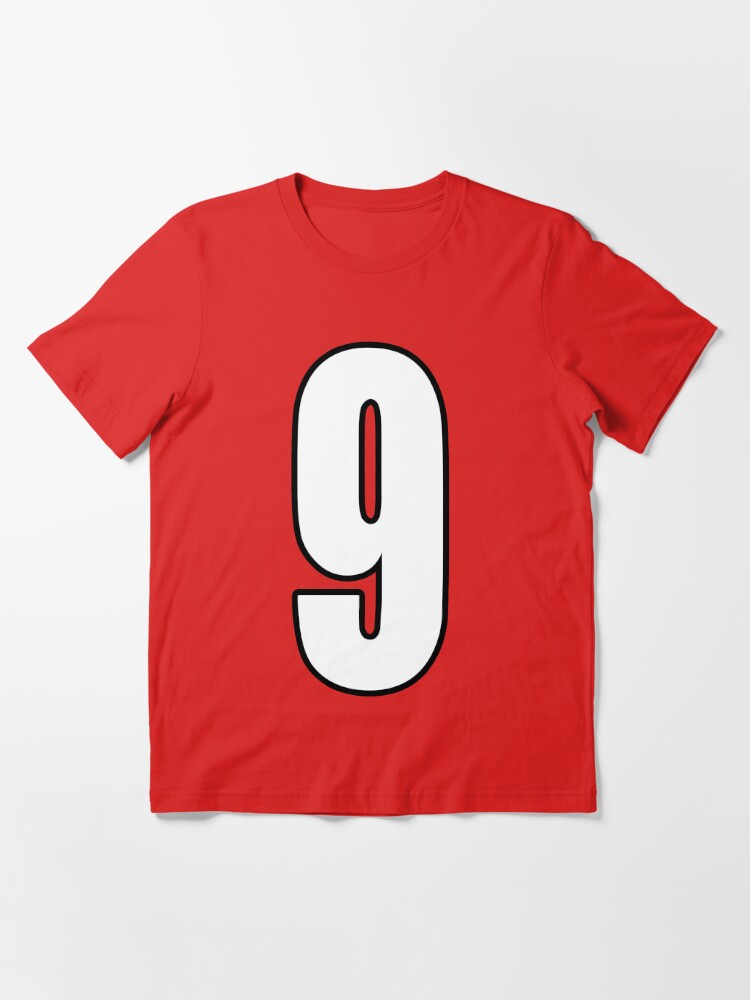 number 9 football shirt