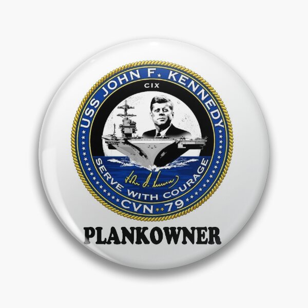 Item preview, CVN 79 PlankownerCrest for Light Colors designed and sold by Nikki SpaceStuffPlus.