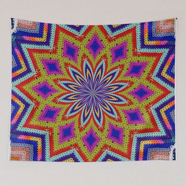 Item preview, Crochet outward flower designed and sold by MarilynBaldey7.