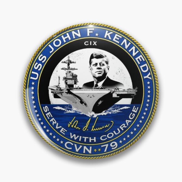 Item preview, CVN 79 USS Kennedy Official Crest designed and sold by Nikki SpaceStuffPlus.
