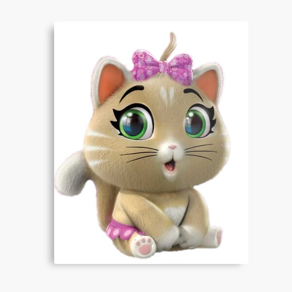 Impression Metallique Chat Lampo Et Buffycats Joyeux Anniversaire Par Stefaniaalina Redbubble