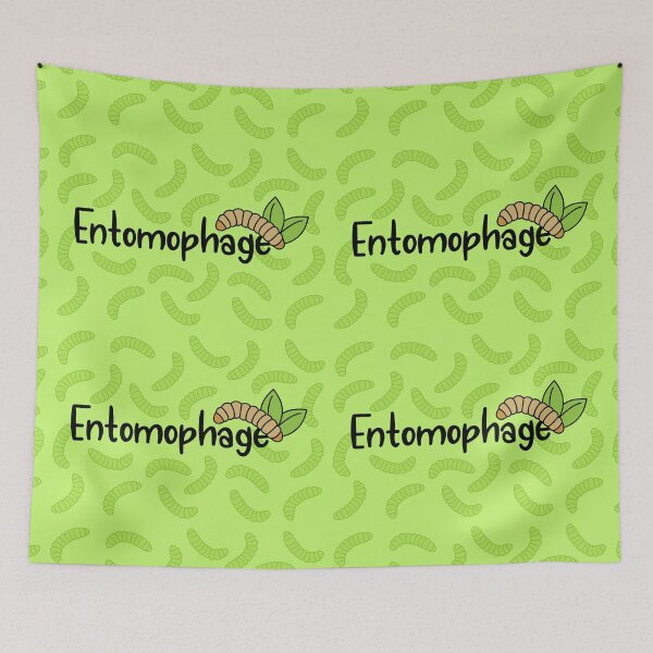 Item preview, I Eat Insects Entomophage Mealworm designed and sold by HotHibiscus.