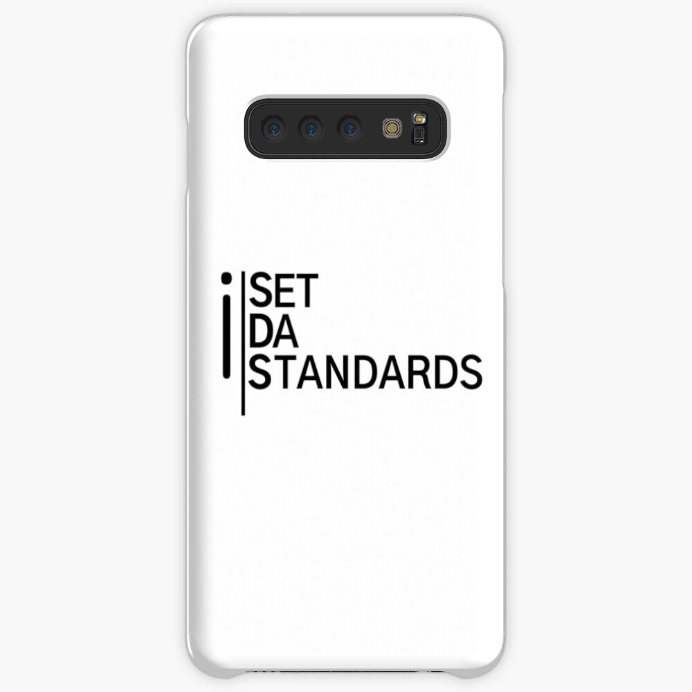 I Set Da Standards - White Case & Skin for Samsung Galaxy