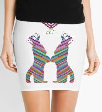 Festive red panda ♥ Mini Skirt