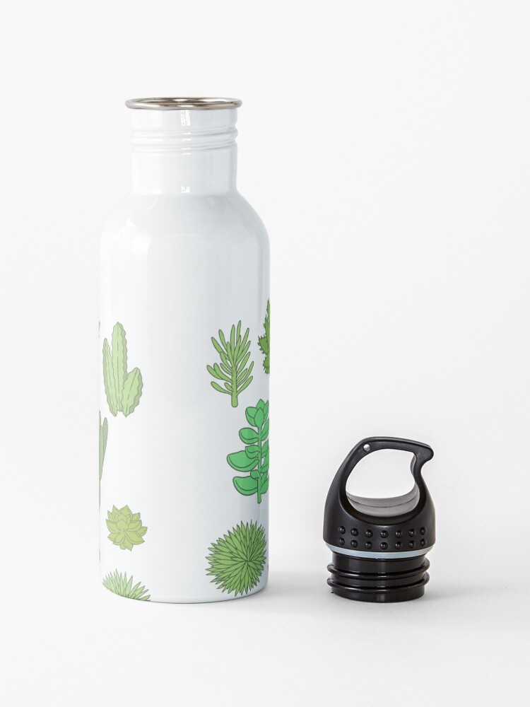 Alternate view of Succulents and cactus. For cacti plant lover Water Bottle