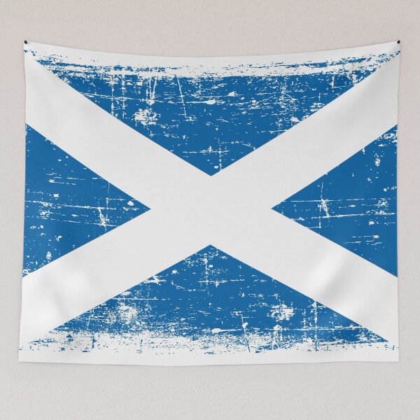 Artikelvorschau, Andreaskreuz, St. Andrews | Schottland, schottische Flagge | Distressed Flag entworfen und verkauft von SJ Designs.
