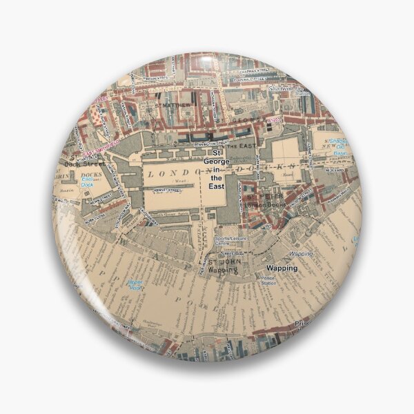 Artikelvorschau, Booths Karte von London Armut für St. Katharine's & Wapping Ward, City of London entworfen und verkauft von ianturton.