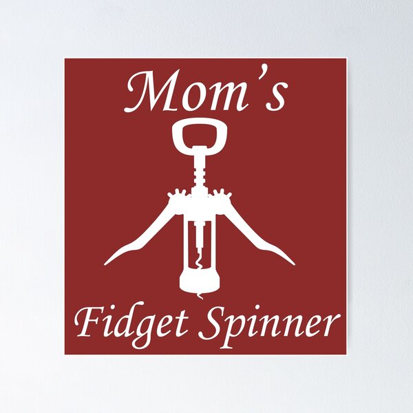 Mom's Fidget Spinner Wine Corkscrew Coffee Mugs