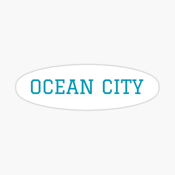 "Ocean City" Sticker by Isabellevkamp Redbubble