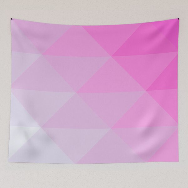Item preview, Triangle Pastel Pattern in Pink designed and sold by anabear-art.