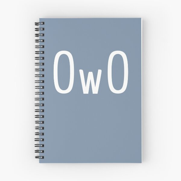 Item preview, OwO - the cute blank stare. White on faded denim. designed and sold by PrintPit.