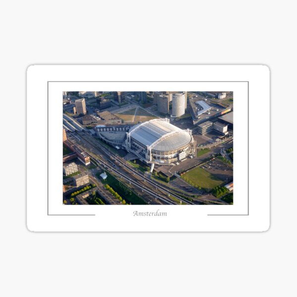 Amsterdam The Netherlands Aerial view of the Amsterdam Arena, Sticker