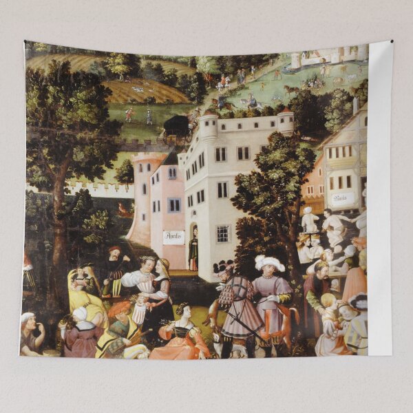Item preview, Medieval scene designed and sold by Vintage Designs +.