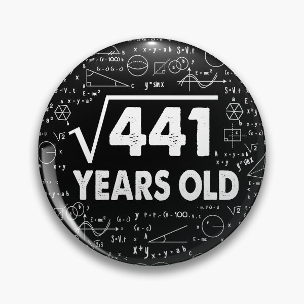 Item preview, 21 years old 21th birthday Gift Square Root of 441 Science Lover Gifts Bday designed and sold by smtworld.