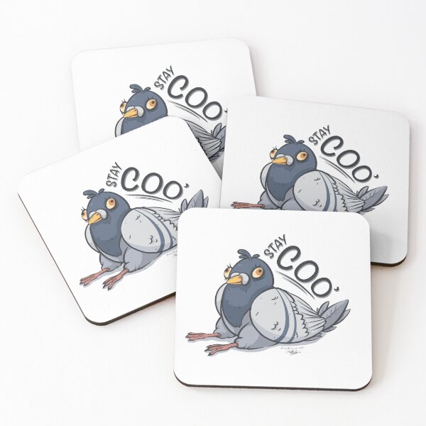 Item preview, Rollie the Pigeon designed and sold by WalllflowerArt.
