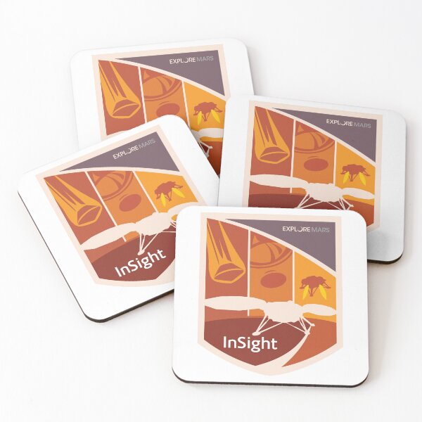 Item preview, InSight JPL Landing Team Logo designed and sold by Nikki SpaceStuffPlus.