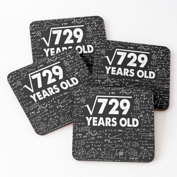 Item preview, 27 years old 27th birthday Gift Square Root of 729 Science Lover Gifts Bday designed and sold by smtworld.