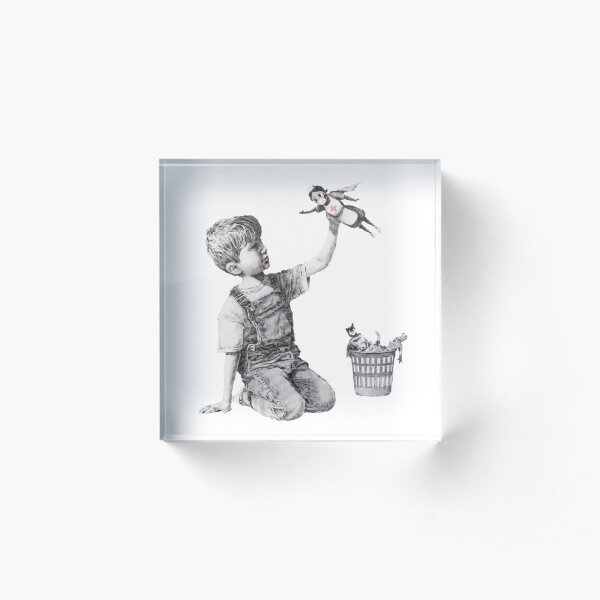 Game Changer - Banksy Acrylic Block