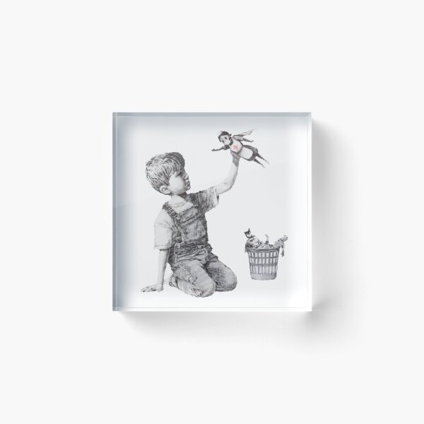 Game Changer - Banksy Acrylic Block
