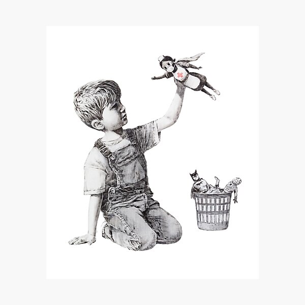 Game Changer - Banksy Photographic Print