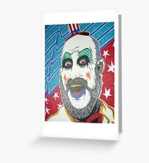 Captain Spaulding Greeting Card