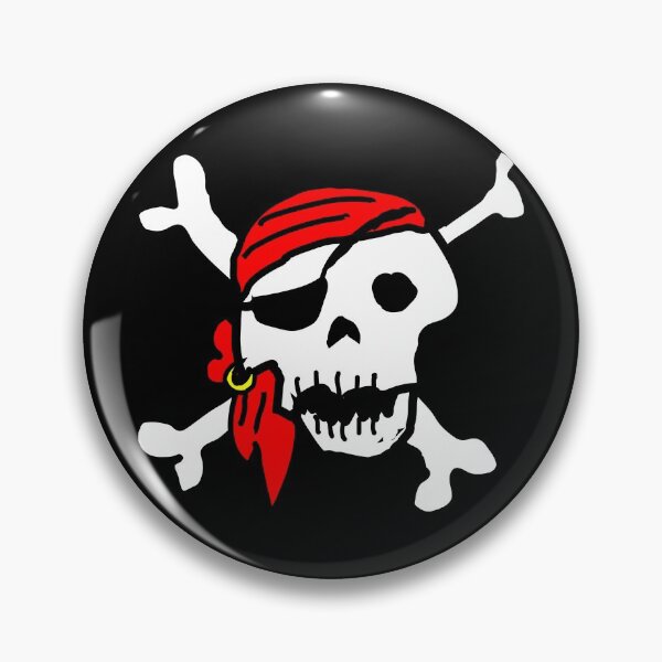 Item preview, Pirate Skull and Crossbones designed and sold by thejitters.