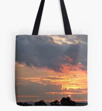 Amazing Sunset Sky Over the Hospital, June 14, 2012 Tote Bag