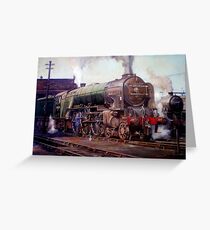 "Kenilworth" on shed. Greeting Card