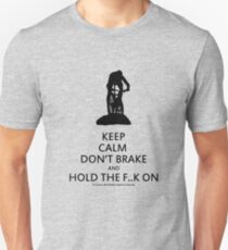 Keep Calm, Cross Country MTB , Mt Stromlo BLACK Unisex T-Shirt