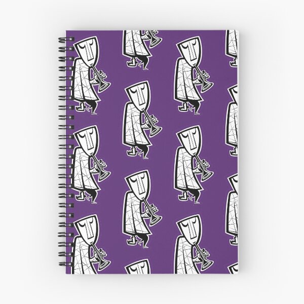 Item preview, Jazzman Horn - purple background designed and sold by KenRinkel.