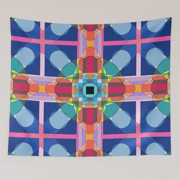 Item preview, Psychedelic Geometry Pattern designed and sold by Curraleigh Crafts.