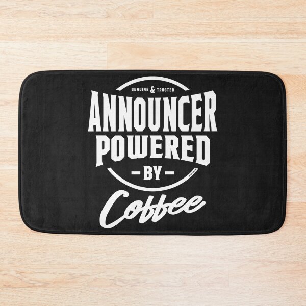 Item preview,  Announcer powered by coffee designed and sold by RafaelLopezz.