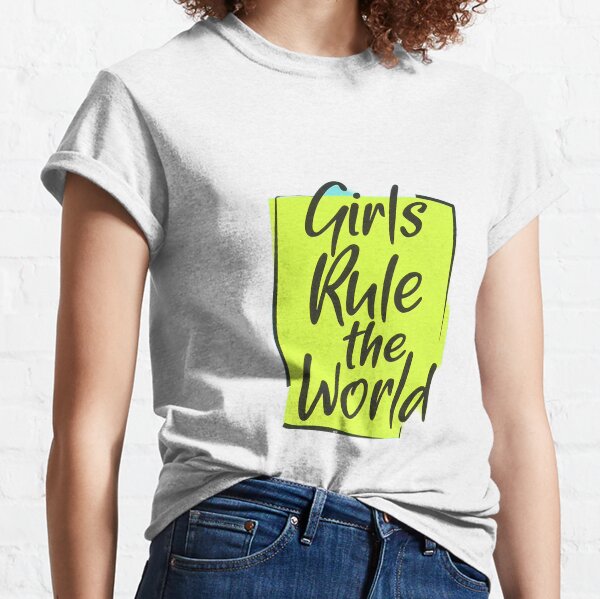 Women Rule The World Crew Neck T-Shirt