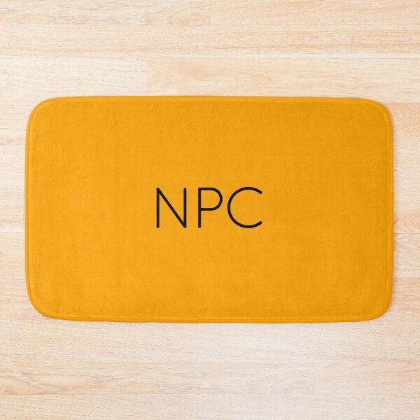 Item preview, Cosplay as a NPC with this! Black on saffron yellow. designed and sold by PrintPit.