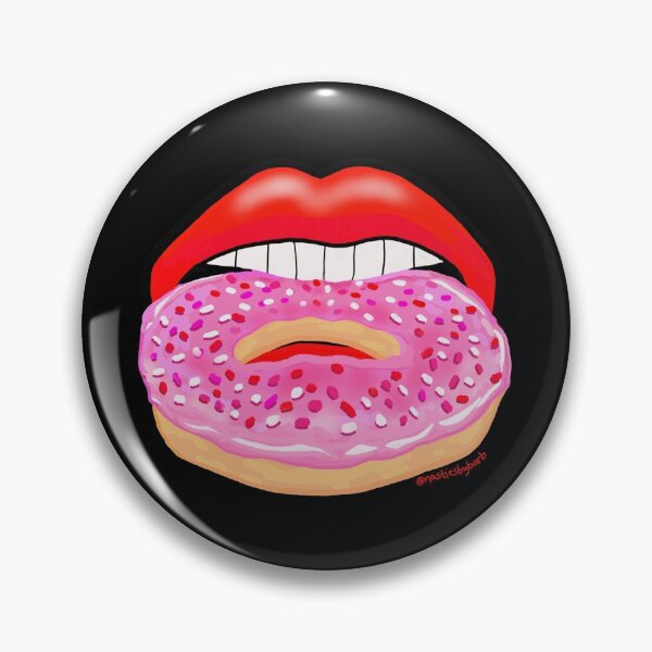 Item preview, Red Lips Donut Lover designed and sold by BRobinson.