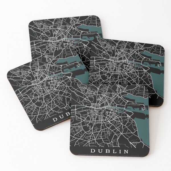 Artikelvorschau, Dublin Karte entworfen und verkauft von rogue-design.