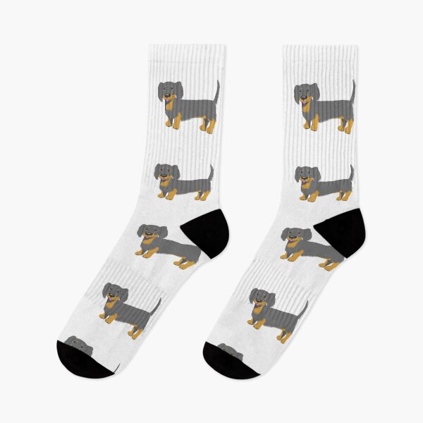 Item preview, Black and Tan Long Haired Dachshund  designed and sold by kris10schiller.