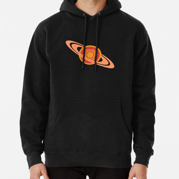 Saturn's Hexagon Pullover Hoodie