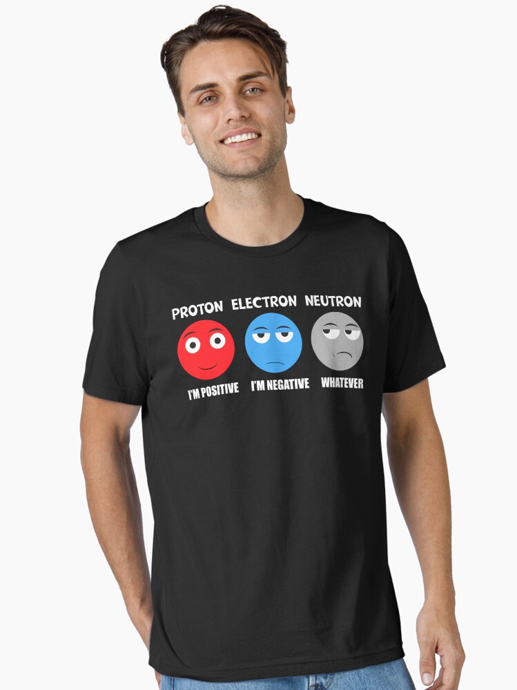 Thumbnail 1 von 7, Essential T-Shirt, Proton Elektron Neutron T Shirt designt und verkauft von bitsnbobs.