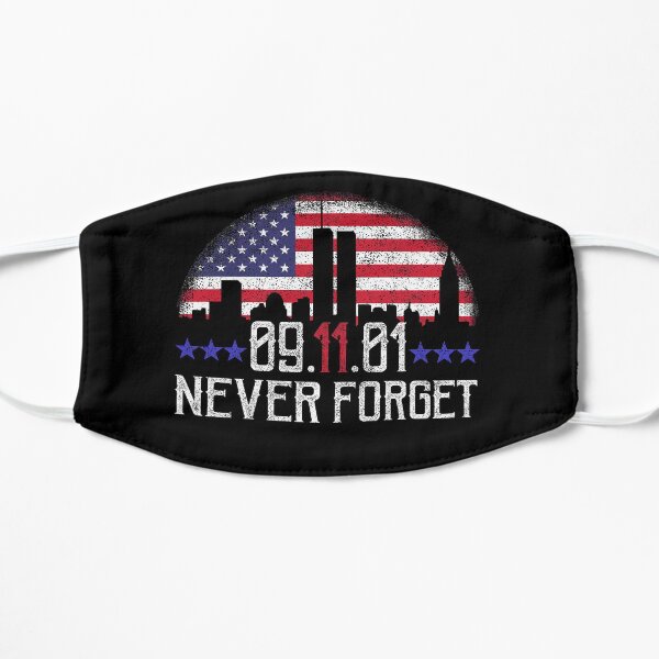 9 11 N'oubliez jamais Masque sans plis