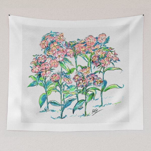 Item preview, Sweet Williams Flowers color pencil designed and sold by Shininglight14.
