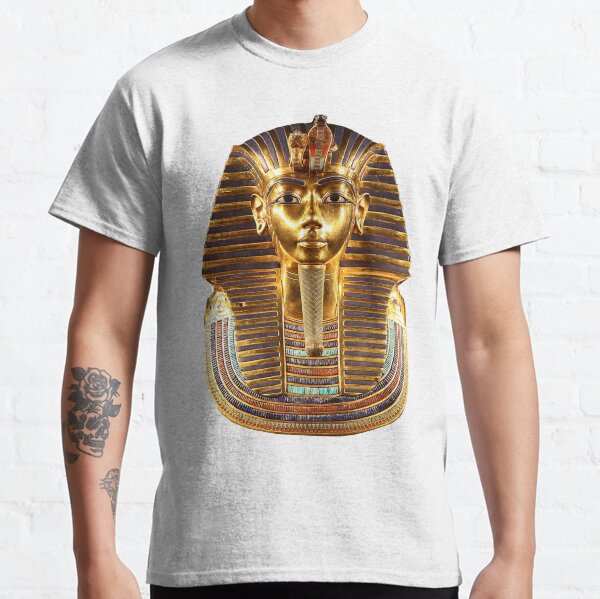 EGYPT, Egyptian, King Tut, Tutankhamun, Tutenkhamen, Tutenkhamon, pharaoh, 18th dynasty, on white. Classic T-Shirt